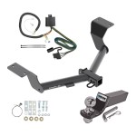 Tow Package For 17-24 Honda CR-V Trailer Hitch w/ Wiring 2" Drop Mount 2" Ball 2" Receiver Tow Package For 17-24 Honda CR-V Trailer Hitch w/ Wiring 2" Drop Mount 2" Ball 2" Receiver