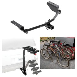 Trailer Hitch w/ 4 Bike Rack For 13-18 Toyota RAV4 All Styles Approved for Recreational & Offroad Use Carrier for Adult Woman or Child Bicycles Foldable Trailer Hitch w/ 4 Bike Rack For 13-18 Toyota RAV4 All Styles Approved for Recreational & Offroad Use Carrier for Adult Woman or Child Bicycles Foldable
