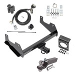 Custom Fit Trailer HitchTow Harness Wiring Package (7-Way) 2" Drop Ball-Mount w/ Pin/Clip 2" Chrome Ball 7-Way Mounting Bracket Installation Hardware Installation Instructions 76136 118283 20212 21536 Draw-Tite Trailer Hitch Tow Package 7-Way RV Trailer Hitch Tow Package w/ 7-Way RV Wiring For 15-20 Ford F-150 17-20 Raptor w/ 2" Drop Mount 2" Ball Class 4 2" Receiver All Models
