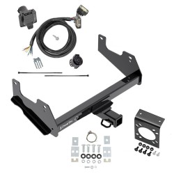Trailer Tow Hitch w/ 7-Way RV Wiring For 15-20 Ford F-150 Raptor Harness Kit Plug Play Mounting Bracket 2" Tow Receiver Class 4 Trailer Tow Hitch w/ 7-Way RV Wiring For 15-20 Ford F-150 Raptor Harness Kit Plug Play Mounting Bracket 2" Tow Receiver Class 4