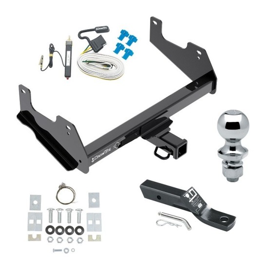 Custom Fit Trailer Hitch Wiring Harness (Requires Splicing) 2" Drop Ball-Mount w/ Pin/Clip 1-7/8" Chrome Ball Installation Hardware Installation Instructions 76136 20252 23 63816 Draw-Tite Trailer Tow Hitch 15-23 F-150 Complete Package Wiring a Trailer Tow Hitch For 15-23 Ford F-150 Complete Package w/ Wiring and 1-7/8" Ball