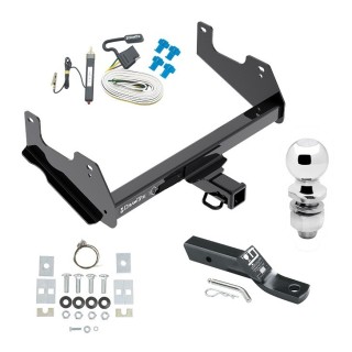 Custom Fit Trailer Hitch Wiring Harness (Requires Splicing) 2" Drop Ball-Mount w/ Pin/Clip 2" Chrome Ball Installation Hardware Installation Instructions 76136 20252 23 63845 Draw-Tite Trailer Tow Hitch 15-23 F-150 Complete Package Wiring and 2 Trailer Tow Hitch For 15-23 Ford F-150 Complete Package w/ Wiring and 2" Ball