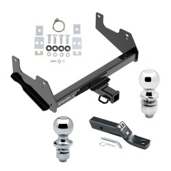 Trailer Tow Hitch For 15-24 Ford F-150 17-24 Raptor Receiver w/ 1-7/8" and 2" Ball