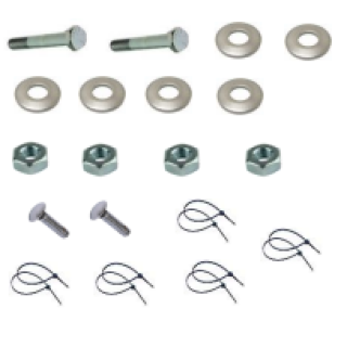 HWKIT3 Draw-Tite Hardware Kit Class 3 Trailer Hitch Trailer Tow Hitch Hardware Fastener Kit For 16-19 Mercedes-Benz GLE350 12-15 ML350 without Active Curve System