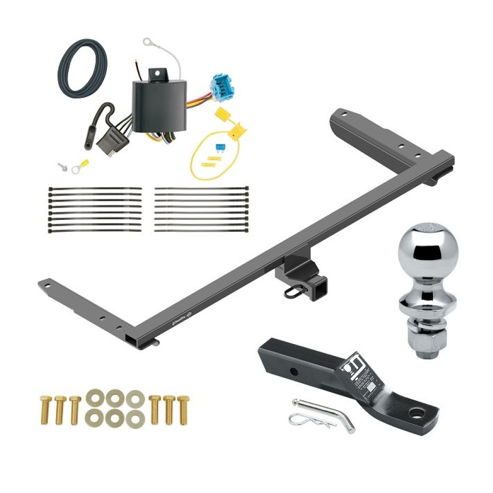 Trailer Tow Hitch For 18-24 Honda Odyssey Without Fuse Provisions Complete Package w/ Wiring and 1-7/8" Ball Trailer Tow Hitch For 18-24 Honda Odyssey Without Fuse Provisions Complete Package w/ Wiring and 1-7/8" Ball