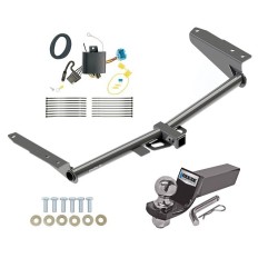 Tow Package For 18-24 Honda Odyssey Without Fuse Provisions Trailer Hitch w/ Wiring 2" Drop Mount 2" Ball 2" Receiver 