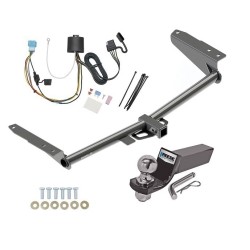 Tow Package For 18-24 Honda Odyssey With Fuse Provisions Trailer Hitch w/ Wiring 2" Drop Mount 2" Ball 2" Receiver 