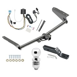 Trailer Tow Hitch For 18-24 Honda Odyssey With Fuse Provisions Complete Package w/ Wiring and 2" Ball