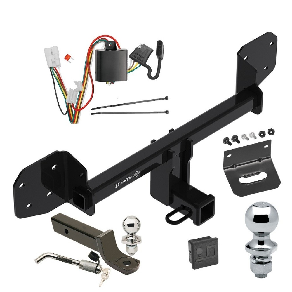 Custom Fit Trailer Hitch Wiring Harness (Plug & Play) 2" Drop Ball-Mount w/ Locking Pin/Clip 2" Chrome Ball 4-Flat Mounting Bracket 1-7/8" Chrome Ball Rubber Hitch Plug Cover Installation Hardware Installation Instructions 76227 118467 Ultimate Tow Package For 10-19 Subaru Outback Wagon Trailer Hitch w/ Wiring 2" Drop Mount Dual 2" and 1-7/8" Ball Lock Bracket Cover 2" Receiver