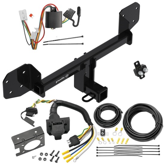 Custom Fit Trailer Hitch Wiring Harness (Plug & Play) Trailer Connector Adapter Brake Control Wiring Kit Circuit Breaker Installation Hardware Installation Instructions 76227 85343 20506 7012a 118467 Draw-Tite Trailer Hitch 7-Way RV Wiring 10-19 Subar Trailer Hitch w/ 7-Way RV Wiring For 10-19 Subaru Outback Wagon Class 3 2" Receiver