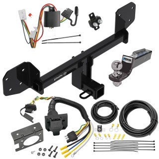 Custom Fit Trailer Hitch Wiring Harness (Plug & Play) 2" Drop Ball-Mount w/ Pin/Clip 2" Chrome Ball Trailer Connector Adapter Brake Control Wiring Kit Circuit Breaker Installation Hardware Installation Instructions 76227 85343 20506 7012a 11 Trailer Hitch Tow Package w/ 7-Way RV Wiring For 10-19 Subaru Outback Wagon w/ 2" Drop Mount 2" Ball Class 3 2" Receiver
