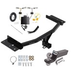 Custom Fit Trailer Hitch Wiring Harness (Plug & Play) 2" Drop Ball-Mount w/ Pin/Clip 2" Chrome Ball Installation Hardware Installation Instructions 76320 118817 21536 Draw-Tite Trailer Tow Hitch 20-23 Lincoln Aviator Complete Package Wiring Trailer Tow Hitch For 20-24 Lincoln Aviator Complete Package w/ Wiring and 2" Ball