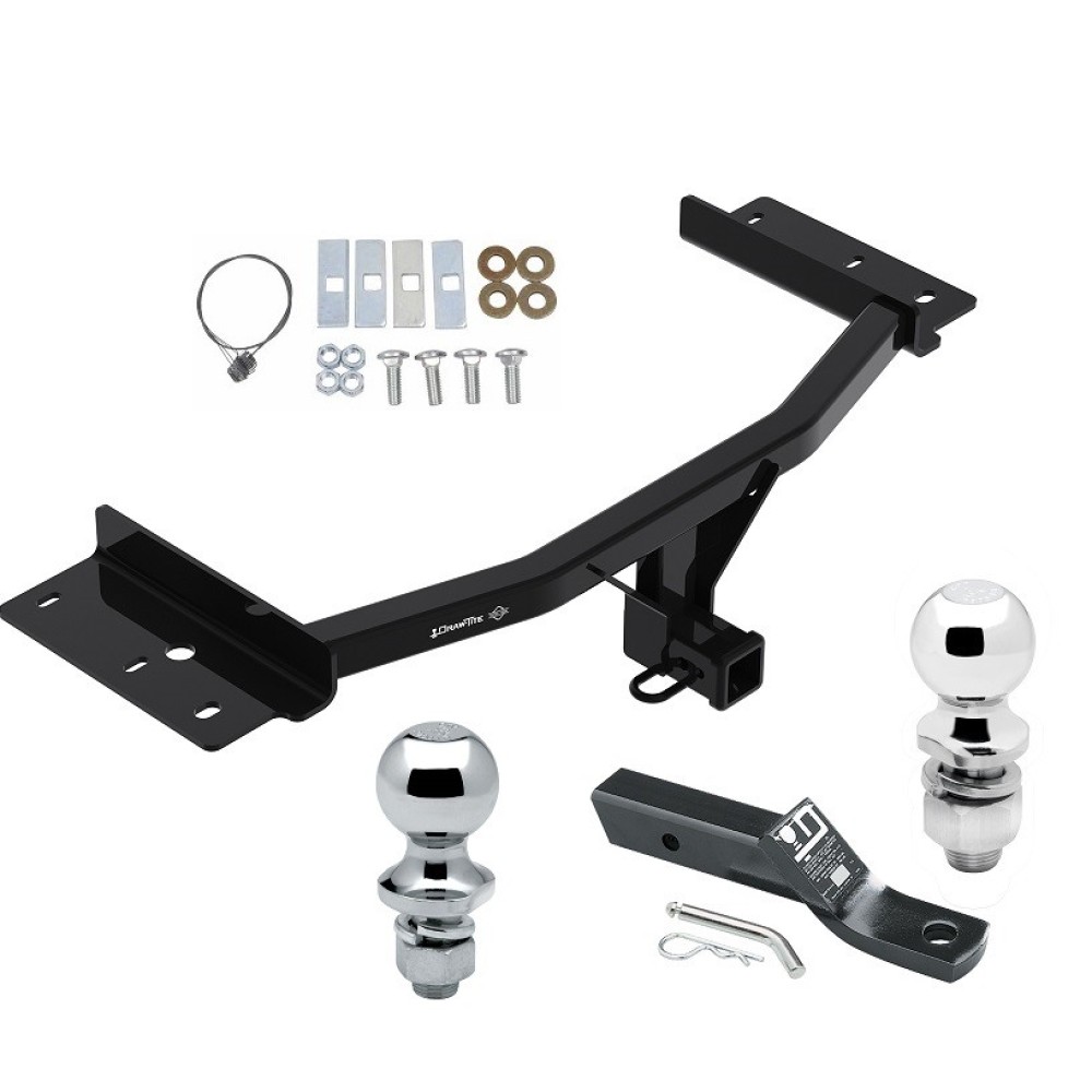 Trailer Tow Hitch For 20-23 Ford Explorer Lincoln Aviator Receiver w/ 1-7/8" and 2" Ball Trailer Tow Hitch For 20-23 Ford Explorer Lincoln Aviator Receiver w/ 1-7/8" and 2" Ball