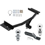 Trailer Tow Hitch For 20-23 Ford Explorer Lincoln Aviator Receiver w/ 1-7/8" and 2" Ball Trailer Tow Hitch For 20-23 Ford Explorer Lincoln Aviator Receiver w/ 1-7/8" and 2" Ball