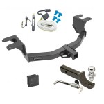 Trailer Tow Hitch For 19-24 Chevrolet Silverado 1500 GMC Sierra 1500 Deluxe Package Wiring 2" Ball Mount and Lock Trailer Tow Hitch For 19-24 Chevrolet Silverado 1500 GMC Sierra 1500 Deluxe Package Wiring 2" Ball Mount and Lock