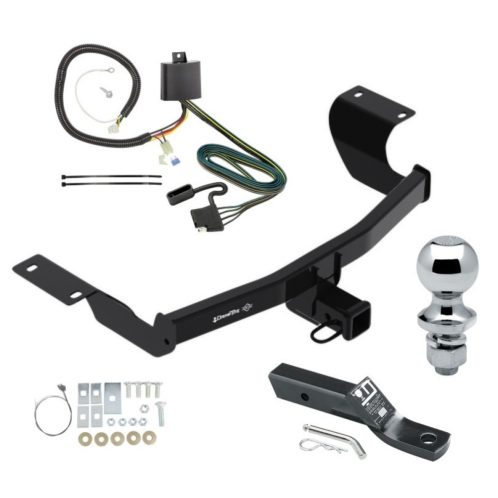 Custom Fit Trailer Hitch Wiring Harness (Plug & Play) 2" Drop Ball-Mount w/ Pin/Clip 1-7/8" Chrome Ball Installation Hardware Installation Instructions 76342 118741 23 63816 Draw-Tite Trailer Tow Hitch 17-23 Honda CR-V Complete Package Wiri Trailer Tow Hitch For 17-25 Honda CR-V Complete Package w/ Wiring and 1-7/8" Ball
