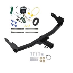 Trailer Tow Hitch For 19-24 Audi Q3 (Except w/Hands-Free Liftgate Sensor) w/ Wiring Harness Kit Trailer Tow Hitch For 19-24 Audi Q3 (Except w/Hands-Free Liftgate Sensor) w/ Wiring Harness Kit