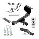 Custom Fit Trailer Hitch Wiring Harness (Plug & Play) 2" Drop Ball-Mount w/ Pin/Clip 2" Chrome Ball Installation Hardware Installation Instructions 76419 118285 23 63845 Draw-Tite Trailer Tow Hitch 18-23 GMC Terrain Except Diesel with Tow P Trailer Tow Hitch For 18-24 GMC Terrain Except Diesel with Tow Prep Package w/ Wiring and 2" Ball