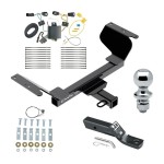 Custom Fit Trailer Hitch Wiring Harness (Plug & Play) 2" Drop Ball-Mount w/ Pin/Clip 1-7/8" Chrome Ball Installation Hardware Installation Instructions 76419 118759 23 63816 Draw-Tite Trailer Tow Hitch 18-22 Chevy Equinox Premier Except Mod Trailer Tow Hitch For 18-22 Chevy Equinox Premier Except Models w/1.6L Diesel Complete Package w/ Wiring and 1-7/8" Ball