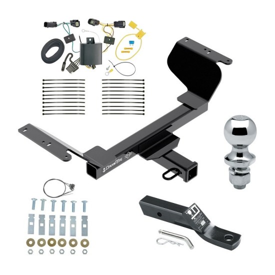 Custom Fit Trailer Hitch Wiring Harness (Plug & Play) 2" Drop Ball-Mount w/ Pin/Clip 1-7/8" Chrome Ball Installation Hardware Installation Instructions 76419 118759 23 63816 Draw-Tite Trailer Tow Hitch 18-22 Chevy Equinox Premier Except Mod Trailer Tow Hitch For 18-22 Chevy Equinox Premier Except Models w/1.6L Diesel Complete Package w/ Wiring and 1-7/8" Ball