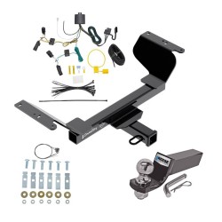 Tow Package For 18-24 GMC Terrain Except Diesel Trailer Hitch w/ Wiring 2" Drop Mount 2" Ball 2" Receiver 