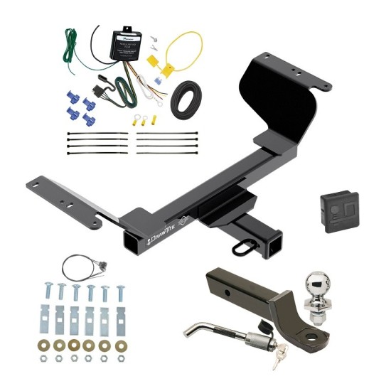 Custom Fit Trailer Hitch Wiring Harness (Requires Splicing) 2" Drop Ball-Mount w/ Locking Pin/Clip 2" Chrome Ball Rubber Hitch Plug Cover Installation Hardware Installation Instructions 76419 119191 7005111 7010 Draw-Tite Trailer Tow Hitch 202 Trailer Tow Hitch For 2022 Chevrolet Equinox Except Premier or Models w/1.6L Diesel Deluxe Package Wiring 2" Ball Mount and Lock