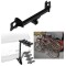 Trailer Hitch w/ 4 Bike Rack For 21-23 Tesla Y Approved for Recreational & Offroad Use Carrier for Adult Woman or Child Bicycles Foldable