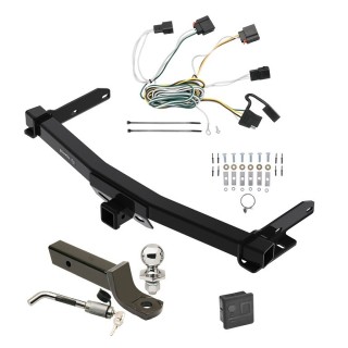 Custom Fit Trailer Hitch Wiring Harness Requires Splicing 2" Drop Ball-Mount w/ Locking Pin/Clip 2" Chrome BallRubber Hitch Plug Cover Installation Hardware Installation Instructions 76432 118425 7005111 7010 Draw-Tite Trailer Tow Hitch 11-13 J Trailer Tow Hitch For 11-13 Jeep Grand Cherokee Exc SRT-8 Deluxe Package Wiring 2" Ball Mount and Lock