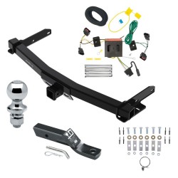 Trailer Tow Hitch For 11-13 Dodge Durango All Styles Complete Package w/ Wiring and 1-7/8" Ball Trailer Tow Hitch For 11-13 Dodge Durango All Styles Complete Package w/ Wiring and 1-7/8" Ball