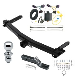 Trailer Tow Hitch For 14-24 Dodge Durango All Styles Complete Package w/ Wiring and 1-7/8" Ball Trailer Tow Hitch For 14-24 Dodge Durango All Styles Complete Package w/ Wiring and 1-7/8" Ball