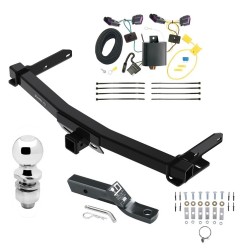 Trailer Tow Hitch For 14-24 Dodge Durango All Styles Complete Package w/ Wiring and 2" Ball Trailer Tow Hitch For 14-24 Dodge Durango All Styles Complete Package w/ Wiring and 2" Ball