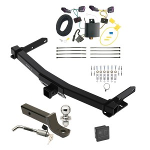 Draw-Tite Class 3 Trailer Hitch Deluxe Kit For 98-03 Dodge Durango - 2" Receiver, 5000 Lbs Capacity, With Wiring & 2" Ball