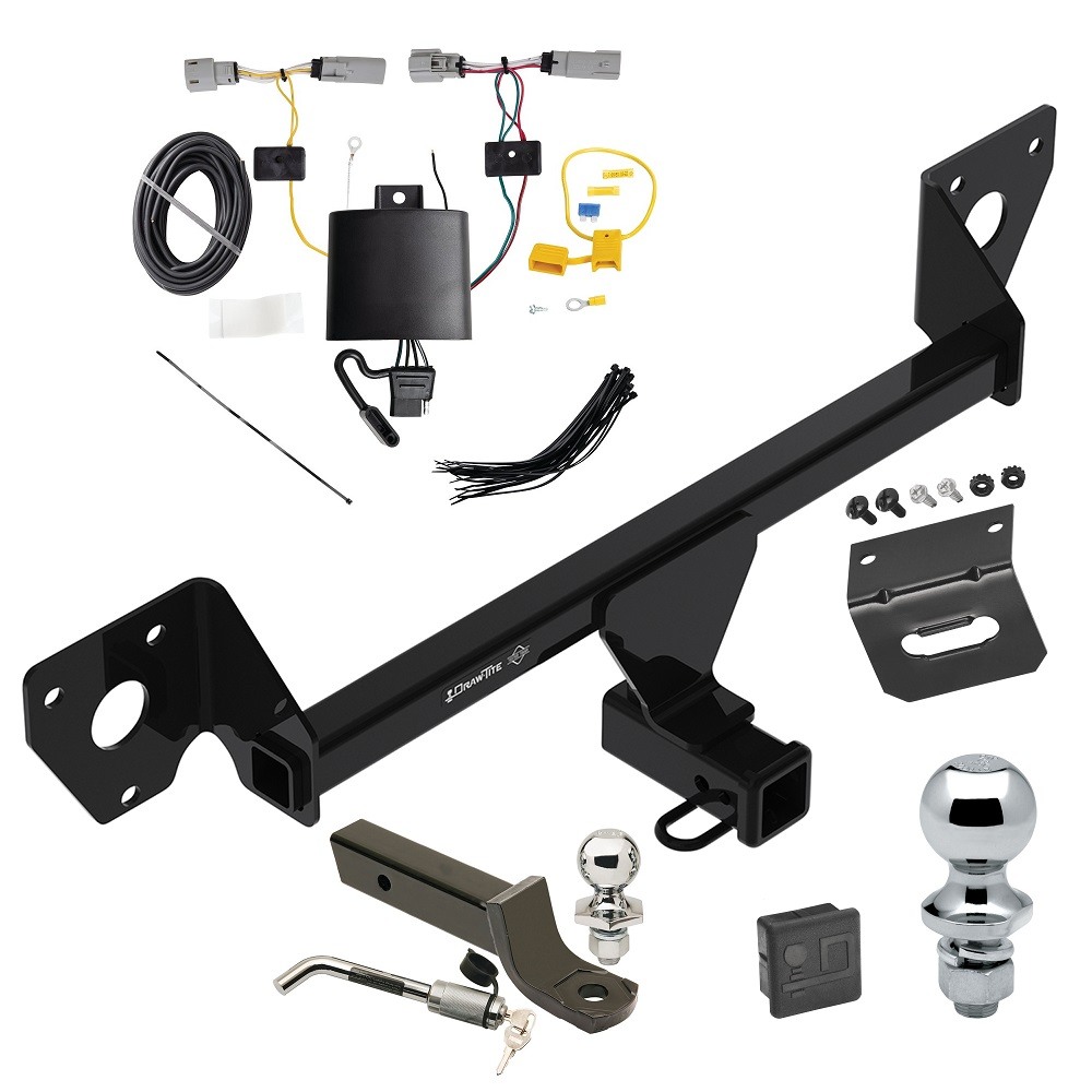 Ultimate Tow Package For 21-23 Chevy Trailblazer Trailer Hitch w/ Wiring 2" Drop Mount Dual 2" and 1-7/8" Ball Lock Bracket Cover 2" Receiver Ultimate Tow Package For 21-23 Chevy Trailblazer Trailer Hitch w/ Wiring 2" Drop Mount Dual 2" and 1-7/8" Ball Lock Bracket Cover 2" Receiver