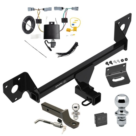 Ultimate Tow Package For 21-23 Chevy Trailblazer Trailer Hitch w/ Wiring 2" Drop Mount Dual 2" and 1-7/8" Ball Lock Bracket Cover 2" Receiver Ultimate Tow Package For 21-23 Chevy Trailblazer Trailer Hitch w/ Wiring 2" Drop Mount Dual 2" and 1-7/8" Ball Lock Bracket Cover 2" Receiver