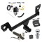Ultimate Tow Package For 21-23 Chevy Trailblazer Trailer Hitch w/ Wiring 2" Drop Mount Dual 2" and 1-7/8" Ball Lock Bracket Cover 2" Receiver