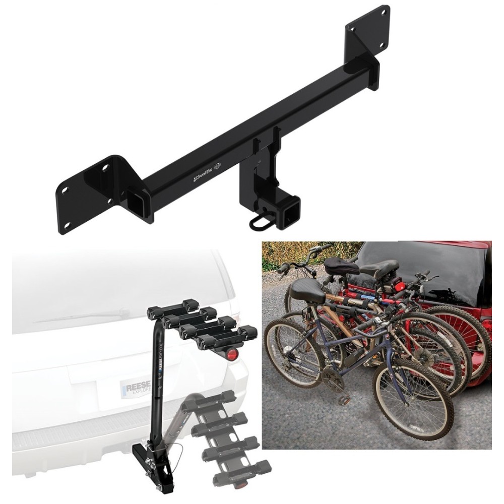 Trailer Hitch w/ 4 Bike Rack For 20212022 Ford Bronco Sport