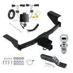 Custom Fit Trailer Hitch Wiring Harness (Plug & Play) 2" Drop Ball-Mount w/ Pin/Clip 1-7/8" Chrome Ball Installation Hardware Installation Instructions 76460 118840 23 63816 Draw-Tite Trailer Tow Hitch 21-23 Mustang Mach-E Complete Package Trailer Tow Hitch For 21-23 Ford Mustang Mach-E Complete Package w/ Wiring and 1-7/8" Ball
