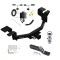 Trailer Tow Hitch For 22-23 Ford Maverick Class 3 2" Receiver Complete Package w/ Wiring and 1-7/8" Ball
