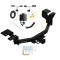 Draw-Tite Trailer Hitch Class 3 2” Receiver 4-Flat Wiring (Plug & Play) Installation Hardware Installation Instructions 76557 118866 Draw-Tite Trailer Tow Hitch Wiring Kit 22-23 Maverick All Styles 2" Receiver Class 3 22 23 2022 2023 Trailer Tow Hitch w/ Wiring Kit For 22-23 Ford Maverick All Styles 2" Receiver Class 3
