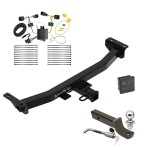 Custom Fit Trailer Hitch Wiring Harness (Plug & Play) 2" Drop Ball-Mount w/ Locking Pin/Clip 2" Chrome Ball Rubber Hitch Plug Cover Installation Hardware Installation Instructions 76583 118654 7005111 7010 Draw-Tite Trailer Tow Hitch 19-23 R Trailer Tow Hitch For 19-23 Ford Ranger Deluxe Package Wiring 2" Ball Mount and Lock