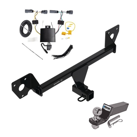 Custom Fit Trailer Hitch Wiring Harness (Plug & Play) 2" Drop Ball-Mount w/ Pin/Clip 2" Chrome Ball Installation Hardware Installation Instructions 76585 118829 21536 Draw-Tite Trailer Tow Hitch 20-23 Buick Encore GX Complete Package Wiring Trailer Tow Hitch For 20-24 Buick Encore GX Complete Package w/ Wiring and 2" Ball