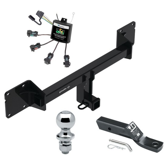 Custom Fit Trailer Hitch Wiring Harness (No Splicing Required) 2" Drop Ball-Mount w/ Pin/Clip 1-7/8" Chrome Ball Installation Hardware Installation Instructions 76590 119250 23 63816 Draw-Tite Trailer Tow Hitch 21-22 Mercedes-Benz GLE350 Complet Trailer Tow Hitch For 21-22 Mercedes-Benz GLE350 Complete Package w/ Zero Contact Wiring Harness Kit and 1-7/8" Ball