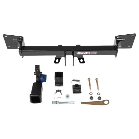 76911 2018 2019 2020 2021 2022 18 19 20 21 22 Audi Q5 Draw-Tite Hidden Hitch Trailer Tow Hitch Receiver Bar Frame Trailer Tow Hitch For 18-24 Audi Q5 18-23 SQ5 Hidden Removable 2" Receiver Class 3 Draw-Tite