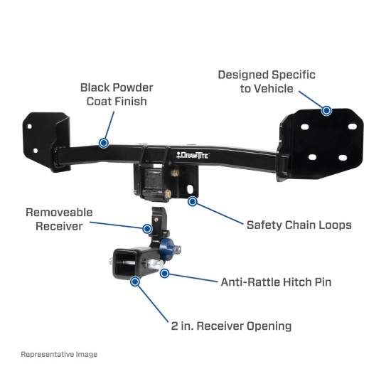 Custom Fit Trailer Hitch Removable 2” Receiver Wiring Harness (Plug & Play) Installation Hardware Installation Instructions 76922 118792 Draw-Tite Trailer Tow Hitch 19-23 Volvo XC40 Hidden Removable 2" Receiver Plug & Play Wiring Kit Class 3 Trailer Tow Hitch For 19-23 Volvo XC40 Hidden Removable 2" Receiver w/ Plug & Play Wiring Kit Class 3 Draw-Tite