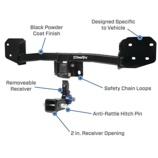 Custom Fit Trailer Hitch Removable 2” Receiver Wiring Harness (Plug & Play) 2" Drop Ball-Mount w/ Pin/Clip 1-7/8" Chrome Ball Installation Hardware Installation Instructions 76924 118720 23 63816 Draw-Tite Trailer Tow Hitch 17-23 Cadillac Trailer Tow Hitch For 17-24 Cadillac XT5 Hidden Removable 2" Receiver Complete Package w/ Wiring and 1-7/8" Ball