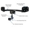 Custom Fit Trailer Hitch Removable 2” Receiver Wiring Harness (Plug & Play) 2" Drop Ball-Mount w/ Pin/Clip 1-7/8" Chrome Ball Installation Hardware Installation Instructions 76924 118720 23 63816 Draw-Tite Trailer Tow Hitch 17-23 Cadillac Trailer Tow Hitch For 17-24 Cadillac XT5 Hidden Removable 2" Receiver Complete Package w/ Wiring and 1-7/8" Ball