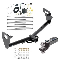 Tow Package For 15-23 Jeep Renegade Trailer Hitch w/ Wiring 2" Drop Mount 2" Ball 2" Receiver Reese Tow Package For 15-23 Jeep Renegade Trailer Hitch w/ Wiring 2" Drop Mount 2" Ball 2" Receiver Reese