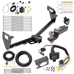Trailer Hitch Tow Package w/ 7-Way RV Wiring For 15-23 Jeep Renegade w/ 2" Drop Mount 2" Ball Class 3 2" Receiver All Models Reese Trailer Hitch Tow Package w/ 7-Way RV Wiring For 15-23 Jeep Renegade w/ 2" Drop Mount 2" Ball Class 3 2" Receiver All Models Reese