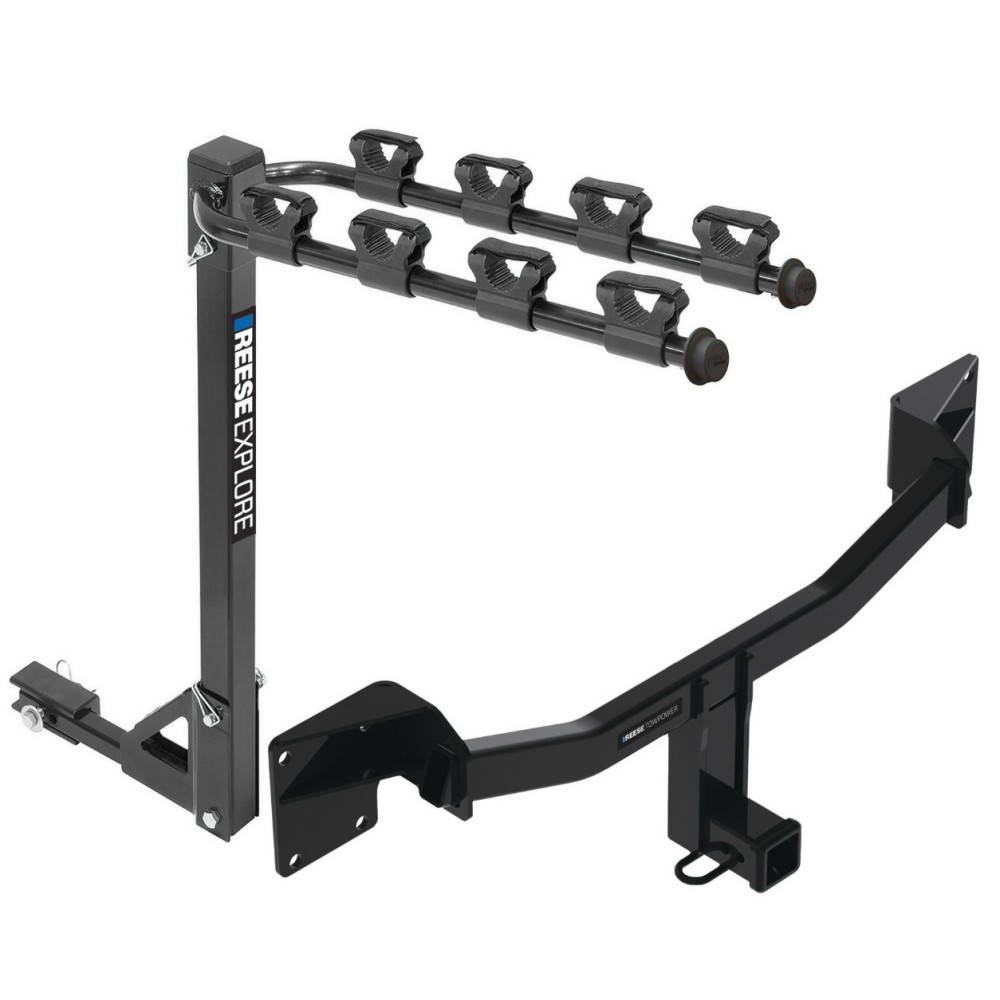 Custom Fit Trailer Hitch 4 Bike Carrier Installation Hardware Installation Instructions 84471 1393100G Reese Trailer Tow Hitch 2021-2023 Buick Envision 2" Receiver Class 3 Tilt Away Adult or Child Arms Fold Down 4 Bike Carrier 21 22 23 2021 2022 202 Reese Trailer Tow Hitch For 2021-2023 Buick Envision 2" Receiver Class 3 Tilt Away Adult or Child Arms Fold Down 4 Bike Carrier