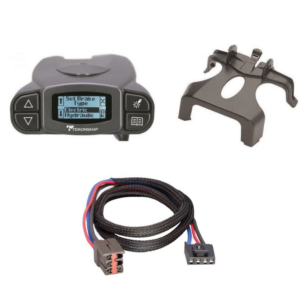 Brake Control Unit Mounting hardware Snap-in mounting clip Storage Bag Vehicle specific Plug and Play Wiring Adapter 90195 3035 Draw-Tite Tekonsha Prodigy P3 Trailer Brake Control 94-08 F-150 Plug Play Wiring Adapter Proportional Eletric Trailer Brakes M Tekonsha Prodigy P3 Trailer Brake Control for 94-08 Ford F-150 w/ Plug Play Wiring Adapter Proportional Eletric Trailer Brakes Module Box Controller